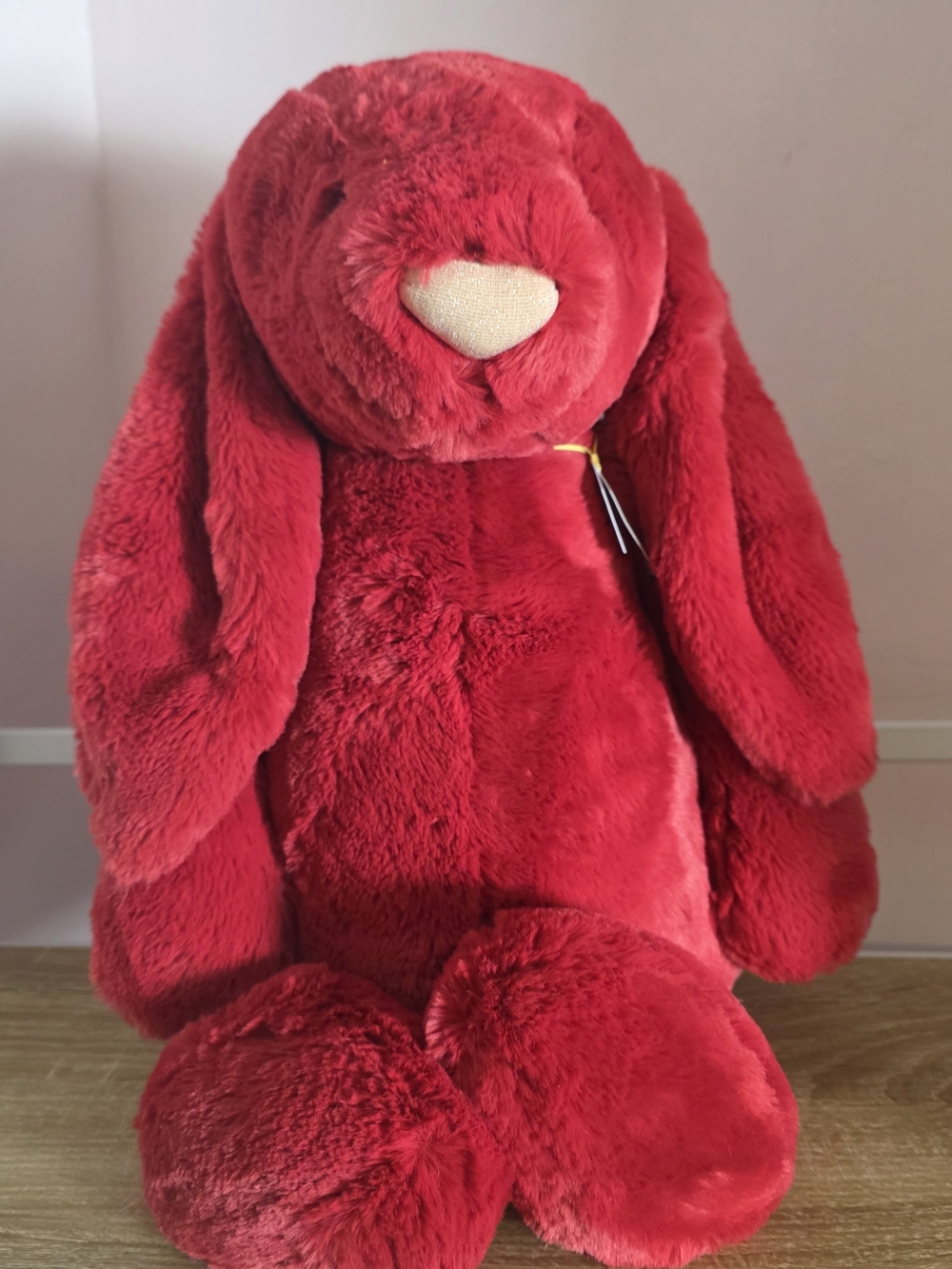Jellycat Big Bashful Luxe Bunny Scarlett Huge NWT